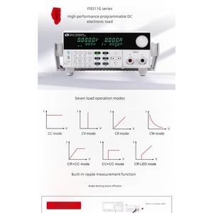 Cargador Electrónico Programable de Carga Rápida ITECH Edks IT8511G+ /IT8512G+ para Pruebas - Product Image 3