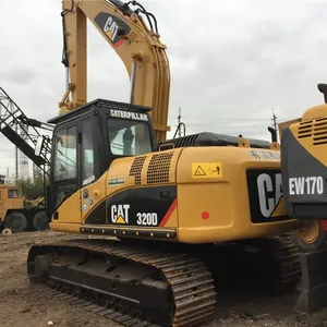 Máquina escavadeira usada de alto desempenho CAT 320D escavadeira hidráulica usada máquinas Caterpillar CAT 320D escavadeiras usadas