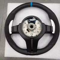 Volant de voiture en cuir pleine fleur M-Sport le plus vendu pour BMW X1 X2 X3 F30 F10 F21 F22 F15 F16 F45 F32 E70 E90, modèle Plug and Play