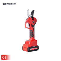 Ciseaux électriques sans fil rechargeables directs d'usine 21V 45mm sécateur haute taille assorti alimenté par batterie au Lithium 21V
