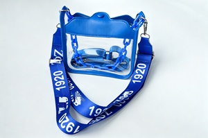 Bolso de Hombro Transparente de PVC Cómodo Sigma Riho 1922 con Correas Personalizables Reemplazables, Bolso Cruzado Personalizado para Hermandades - Product Image 4