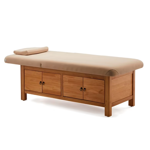 Mobilier de salon Lit de <span class=keywords><strong>spa</strong></span> en bois massif de beauté de <span class=keywords><strong>luxe</strong></span> Table de massage thaïlandaise Lit facial <span class=keywords><strong>Spa</strong></span> avec trou pour le visage - Product Image 1