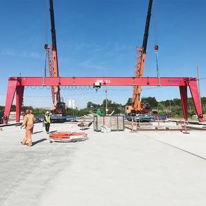 15-50톤 A형 유압식 단일 거더 갠트리 크레인, 10m 리프팅 높이, 1년 보증-화다 중공업 공장 가격 - Product Image 6