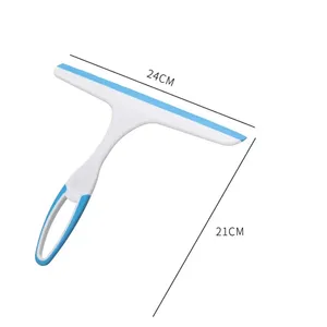 Zenidoo L-542 24x21cm Lightweight Silicone Squeegee <b>Plastic</b> Handle Durable Eco-Friendly China Hubei <b>Window</b> Glass Cleaner - Product Image 4