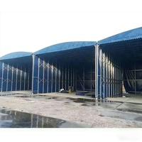 Tente portable pliable et télescopique, auvent pliable et télescopique, abri pour voiture, garage, auvent pare-soleil