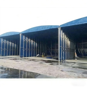 Portable push-pull <b>tent</b>, portable folding and telescopic awning, car shelter, garage, sunshade roof canopy - Product Image 2