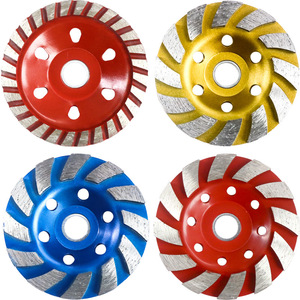 Fuxin Diamond Flap Disc 100mm 20mm Inner Diameter For Marble Concrete Stone Grinding - Product Image 2