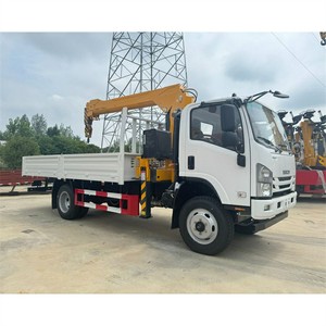 Camión de Carga ISUZU 4X2 con Grúa de Brazo Recto de 5 Toneladas, Grúa Recta Montada en Camión, Manipulador de Grúa - Product Image 4