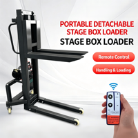 Mini transpalette électrique portable pour manutention de flight cases sur scène et entrepôts étroits, utilisation par une seule personne