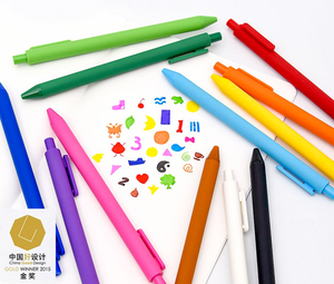 Kaco Pure Pastel Multi assorted Color Macaron Plastic Ballpoint <b>Pen</b> 0.5mm Feather Cute School Advertising Promotion Event <b>Gift</b> - Product Image 2