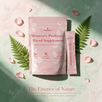Complément alimentaire en poudre probiotique pour femmes sous marque privée, mélange probiotique personnalisé pour la santé féminine, commande en gros