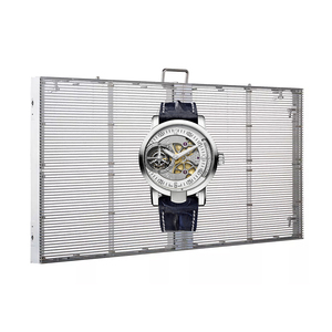 P3.91 p7.81 ngoài trời quảng cáo hiển thị siêu mỏng linh hoạt phim Glass bức tường video trong nhà trong suốt Màn hình <span class=keywords><strong>LED</strong></span> hiển thị - Product Image 5