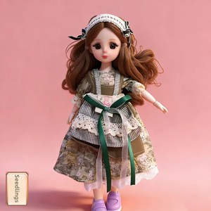 Vêtements pour poupée BJD en plastique de 6 pouces (<span class=keywords><strong>30</strong></span> <span class=keywords><strong>cm</strong></span>), ensemble de figurines de poupée unisexe, tenue de déguisement fantaisie, style Lolita - Product Image 1