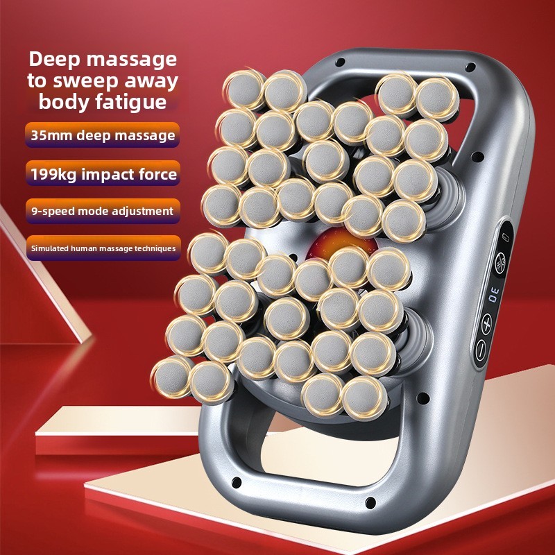 Rechargeable Massage Gun – 5-Speed Cordless Vibration Percussion Massager for Body & Muscle Relaxation - View 3