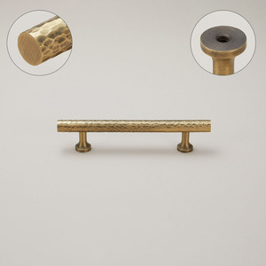 El yapımı pirinç kulp, antika fırçalanmış masif pirinç dolap kolu, <span class=keywords><strong>vintage</strong></span> bakır çekmece kolu (gardırop, mutfak dolabı için) - Product Image 2