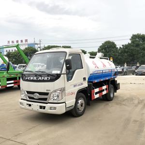 Foton piccoli fogna di aspirazione e la pulizia camion, 3000 litri acque reflue camion per la vendita - Product Image 1