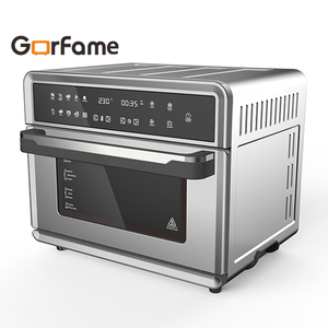 Cao cấp Nồi chiên không khí nướng lò kỹ thuật số giỏ 25L Nồi chiên không khí lò SS kép không khí nồi chiên sâu điện lò - Product Image 3