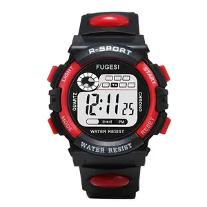 Дешевые детские спортивные часы SB0025, светящиеся электронные цифровые часы, многофункциональные часы для мальчиков и девочек