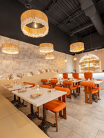 Nouvelle conception de table et de chaises pour café-restaurant, ensembles de meubles de restaurant en cuir, tables et chaises de salle à manger