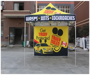 Tente d'exposition pliante durable personnalisée Grand <span class=keywords><strong>chapiteau</strong></span> d'extérieur avec logo coloré Tente d'affaires d'extérieur bon marché à vendre - Product Image 6