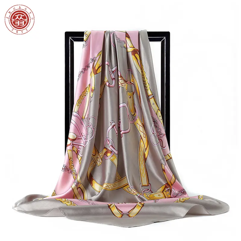 Zhong Yu High quality real men twill scarf silk scarf silk scarf factory direct sale price