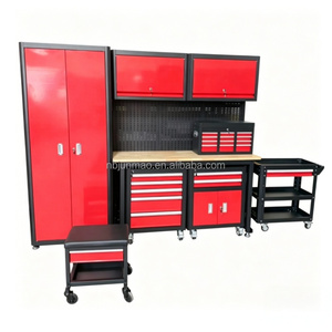 Armoire à outils robuste <span class=keywords><strong>en</strong></span> acier avec tiroirs, revêtement électrostatique, sur roulettes, pour atelier, <span class=keywords><strong>garage</strong></span>, usine, OEM, capacité de charge de 1200 kg - Product Image 4