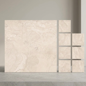 Dyna Pearl Marble Look Porcelain Floor Tiles 600x600mm Polished Glossy Ceramic Flooring - Product Image 4