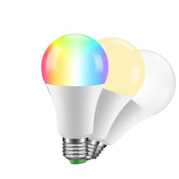 Ampoules LED OEM ODM Alexa et Google Assistant, ampoule à commande par application, 9W 10W 12W 15W, ampoule LED intelligente, lumières RGB, lampe Tuya