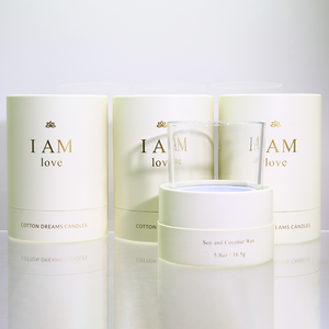 Emballage de boîte à bougie avec logo pour tube en papier Tubes torsadés cosmétiques Récipient de parfum solide pour thé kraft de qualité alimentaire - Product Image 1