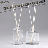 Bouteilles diffuseurs à roseaux en verre personnalisées, écologiques et durables, 50/300 ml, vides, pour huiles aromatiques, avec support pour couleurs et logos personnalisés