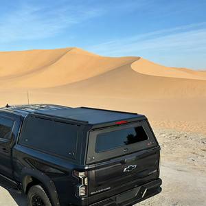Tapa de Caja de Carga Resistente e Impermeable de Aleación de Aluminio para <span class=keywords><strong>Chevrolet</strong></span> Silverado 1500 y GMC Sierra 1500 2019+ |   Instalación sin perforación - Product Image 1