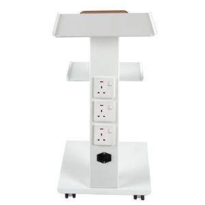 סלון יופי עגלת עגלת ספא ריהוט מספרה נייד מתגלגל גלגל רפואי אחסון עגלת עגלת יופי - Product Image 4