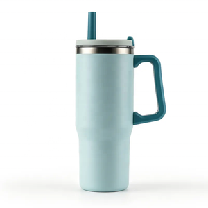 Golmate Großhandel Benutzerdefiniertes Logo 30oz Tragbarer Reisebecher Edelstahl Vakuumisolierter Henkelbecher für Heißen Tee und Eisgetränke - Product Image 6
