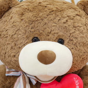 Oso de Peluche <span class=keywords><strong>Extra</strong></span> Grande para Abrazar - Lazo de Amor y Corazón Rojo, Regalo de San Valentín para Novia/Esposa, Muñeco de Peluche Gigante - Product Image 3