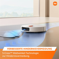 Robot aspirateur intelligent tout-en-un X20+ avec aspiration 6000Pa, navigation laser 3D, vidage automatique des débris, nettoyage humide/sec, idéal pour les hôtels