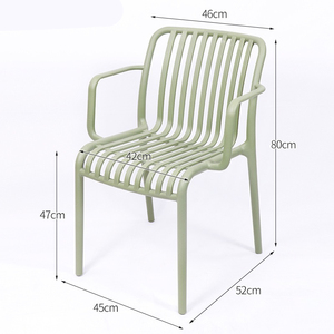Fabbrica di vendita calda intera <span class=keywords><strong>sedia</strong></span> di plastica giardino <span class=keywords><strong>verde</strong></span> sedie da giardino impilabili PP <span class=keywords><strong>sedia</strong></span> - Product Image 3