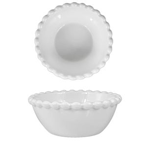 Tazón Redondo de Cerámica 11x11 H. 4.5CM Blanco - Product Image 1