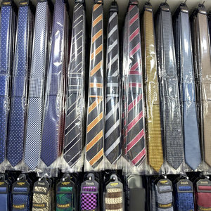 Corbata de Seda a Rayas con Estampado por Transferencia Térmica, Accesorio Masculino Tejido para Oficina, Bodas y Uso Diario, Samet Arpaci Clásico de Estambul - Product Image 1