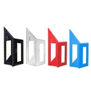 Équerre de menuiserie en alliage d'aluminium, règle multifonction 45 et 90 degrés, outil de traçage pour rénovation, <span class=keywords><strong>angle</strong></span> interne et externe, queue de cygne - Product Image 5