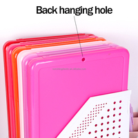Portapapeles de Plástico SUNSHING, Caja para Archivar Revistas, Organizador de Documentos, Contenedor de Archivo para Oficina, Portapapeles Plegable con Soporte para Bolígrafo
