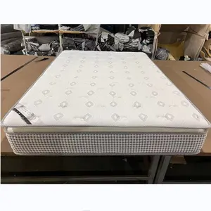 12 Inch Vacuum Roll Up Packing Wholesale Twin Full Queen King Size Memory Foam Pocket Spring Mattress