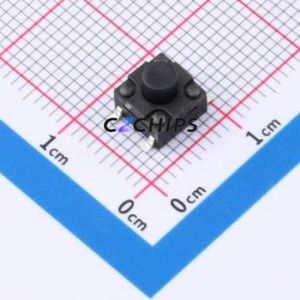 GT-TC120A-H060-L1 Tactile Switch SMD-4P,6.2x6.2mm Switch Single Pole Single Throw Round Button 1.6N Vertical Mount - Product Image 1
