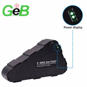 GEB 삼각형 배터리 36V 48V 52V 60V 72V 20Ah 24Ah 28.8Ah 30Ah 전기 자전거 배터리 충전식 리튬 전기 자전거 배터리 - Product Image 4