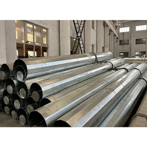 <span class=keywords><strong>Poste</strong></span> de Acero Galvanizado en Caliente de 40 pies, Postes Eléctricos de Acero, Torre de Acero, Postes Metálicos Octogonales en Dos Segmentos - Product Image 2