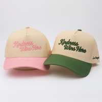 Casquette en coton 5 panneaux de haute qualité, décontractée, vente en gros, broderie 3D, logo personnalisé, casquette de sport, golf, baseball