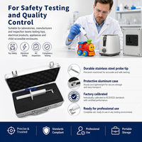 Sonde à doigts articulée de haute précision IEC 61032 IP2X simulant un doigt d'enfant pour les tests d'accès aux risques électriques, garantie 1 an