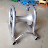 Rouleaux de guidage droits en aluminium pour le tirage de câbles électriques souterrains