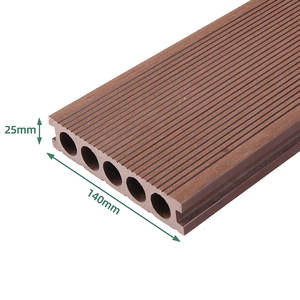 LT Best Selling Luxury Laminate WPC Solid Waterproof Composite Decking Hollow Anti-slip WPC Wood Plastic Decking - Product Image 3