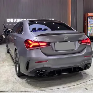 Arka bagaj dudak kuyruk kanat Ducktail Spoiler için 2019 + Mercedes Benz a-class W177 A45 AMG