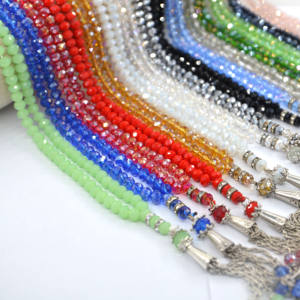 Collier de prière catholique en perles de chapelet, bijoux religieux, perles de chapelet catholiques en gros, islamique, musulman - Product Image 2